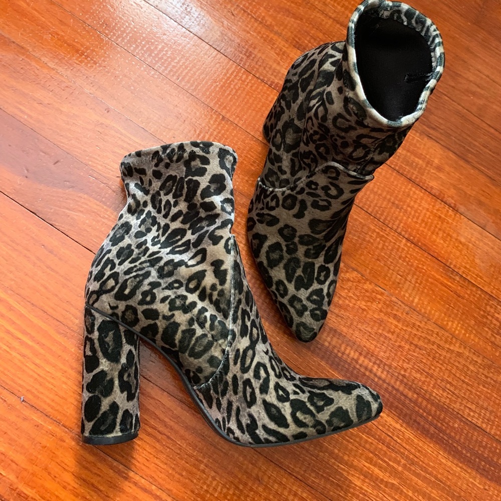 Leopard Booties